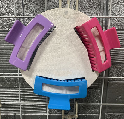 Women PC Plastic Hair Accessories Claws Geometric Matte Surface