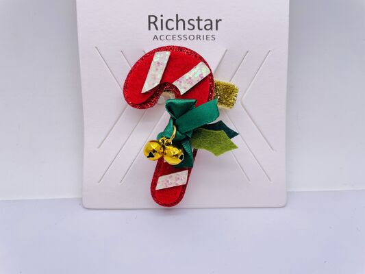 Durable Portable Xmas Hair Clip , Children Christmas Hair Accessories