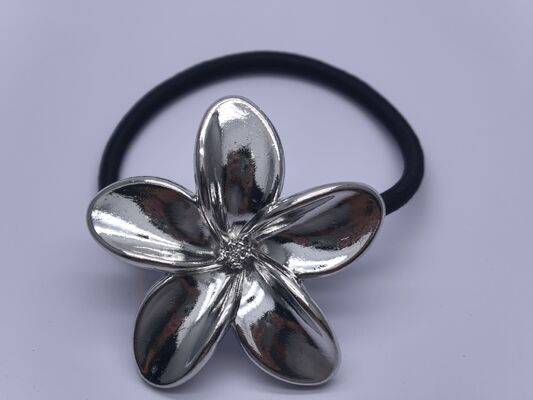 Metal Floral Hair Ties Elastic With Multiple Designs For Women