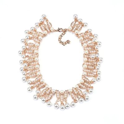 Party Fashionable Necklace With Pearl For Girls Various Length And Style