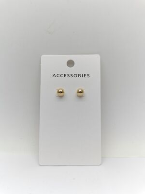Basic Design Metal Pearl Earrings for Unisex Durable and Affordable