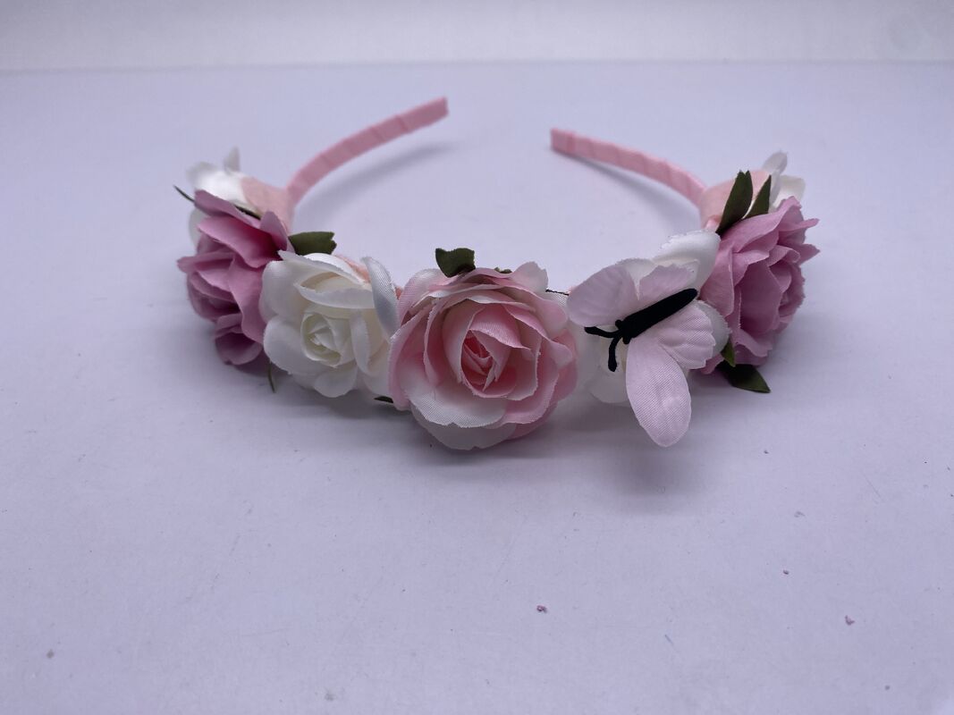 Multiscene Flower Hair Accessory Hair Band Fabric Material Elastic