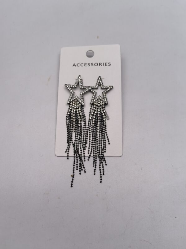 Shining Star-shaped Earring for Kids with Tassel Effect