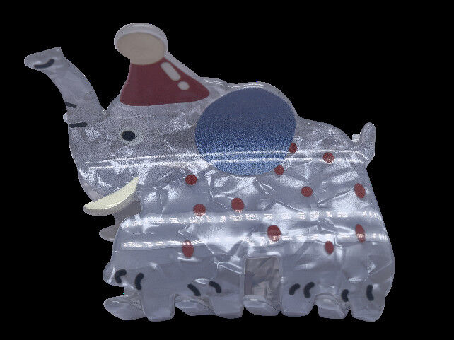 Elephant Acetate Hair Claw Various Sizes and Designs